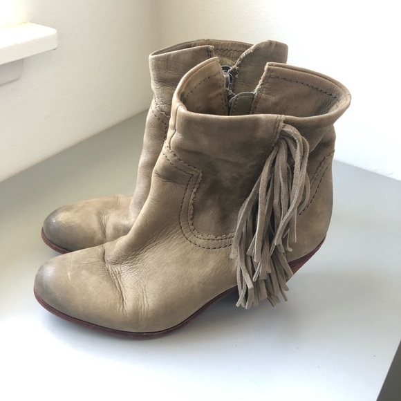 Sam Edelman Suede Tassel Boots 8 - Picture 2 of 9